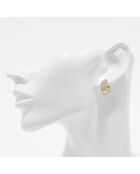 Laufey 0.50 ct geelgouden diamanten oorbellen