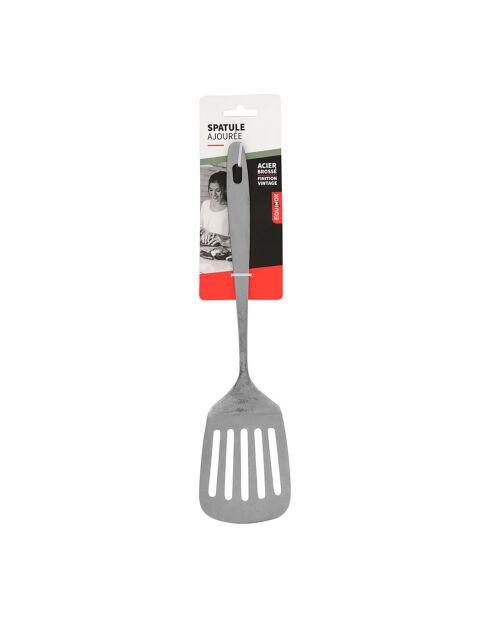 Spatule ajourée Alya grise - 32.5cm