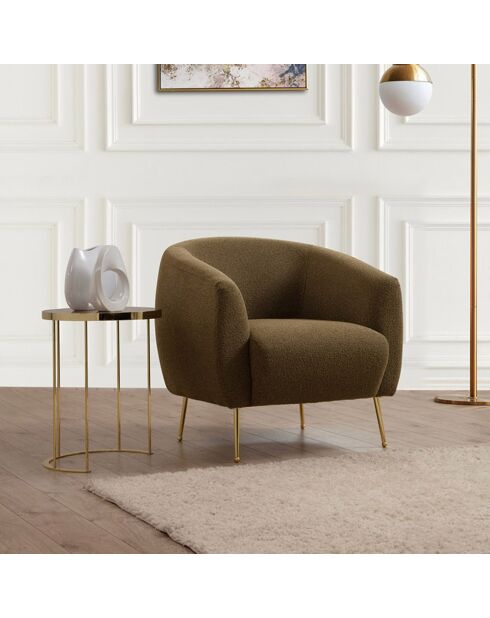 Fauteuil Eses vert - 70x82x82 cm