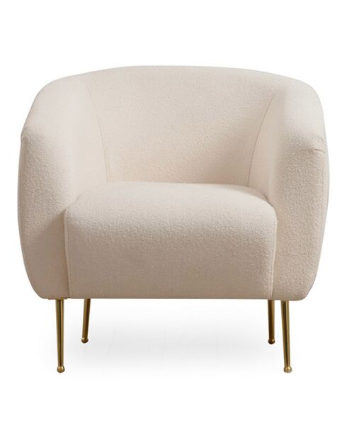 Fauteuil Eses crème - 70x82x82 cm