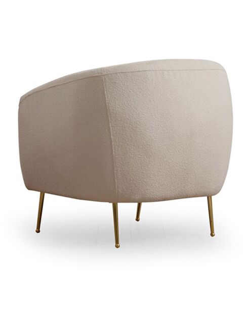 Fauteuil Eses crème - 70x82x82 cm