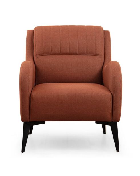 Fauteuil Kenzo rouge - 70x90x88 cm