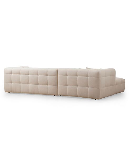 Canapé d'angle gauche Cady beige - 300x150x72 cm