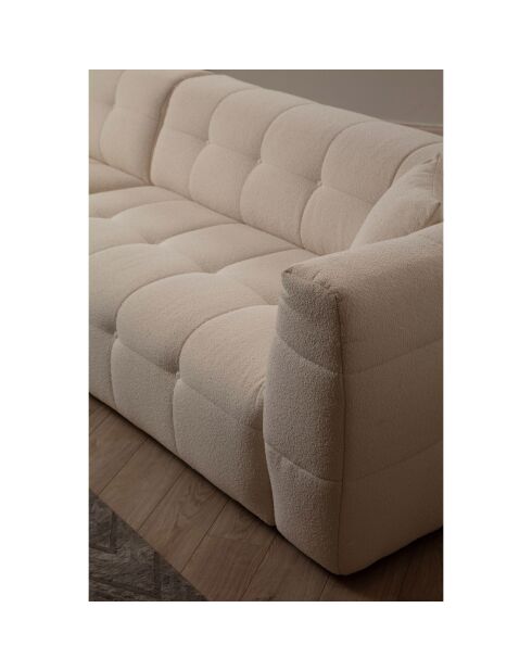 Canapé d'angle gauche Cady beige - 300x150x72 cm