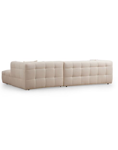 Canapé d'angle droit Cady beige - 300x150x72 cm