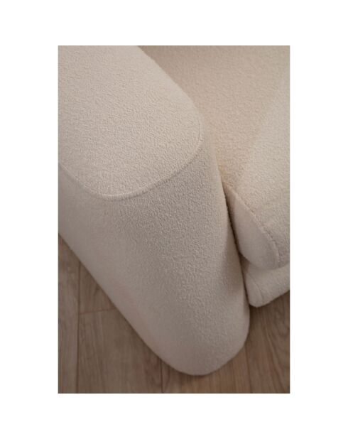 Canapé d'angle droit Lily crème - 290x165x73 cm
