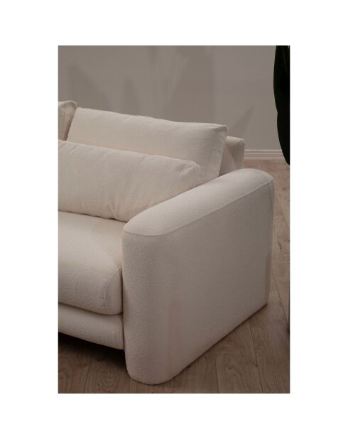Canapé d'angle gauche Lily crème - 290x165x73 cm