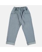 Pantalon Rayé denim