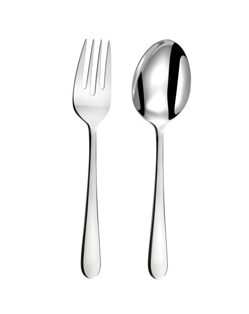 Couverts de service Clipper gris - 2 Pièces