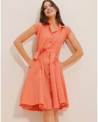 Robe Lucie saumon