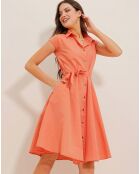 Robe Lucie saumon