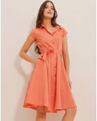 Robe Lucie saumon