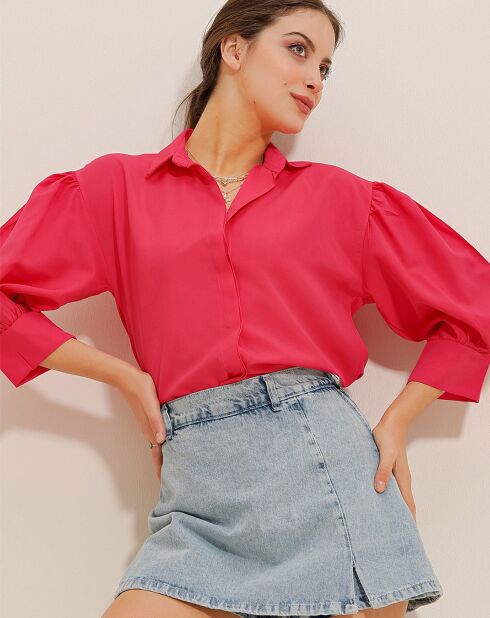 Chemise Melis fuchsia