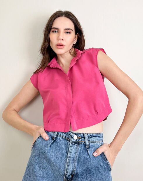 Chemise Juliette fuchsia