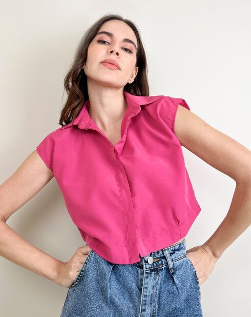 Chemise Juliette fuchsia