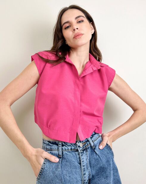 Chemise Juliette fuchsia