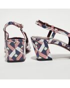 Slingbacks en Cuir Ning blanches - Talon 6 cm
