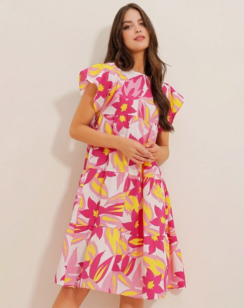 Robe Anna fuchsia