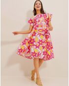 Robe Anna fuchsia