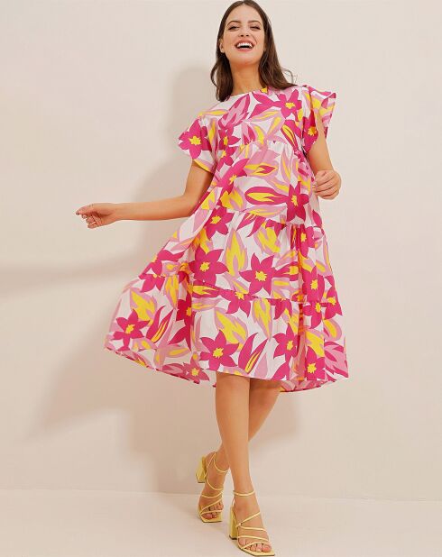 Robe Anna fuchsia