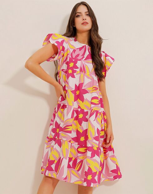 Robe Anna fuchsia