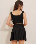 Crop Top Lena noir