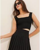 Crop Top Lena noir