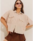 Chemise Olivia beige