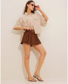 Chemise Olivia beige