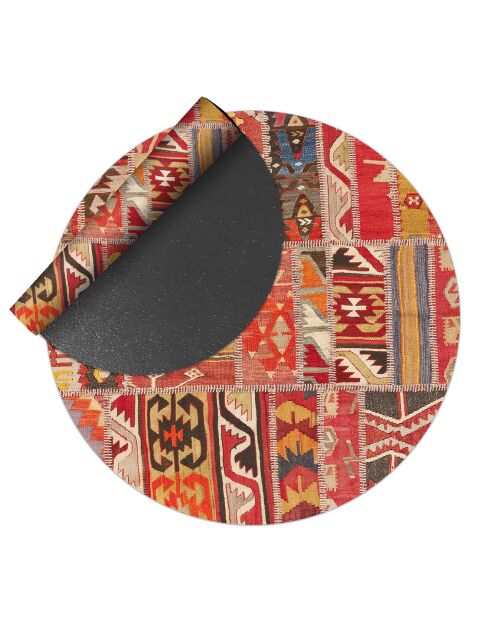 Tapis extérieur/intérieur Timicua multicolore - D.100 cm