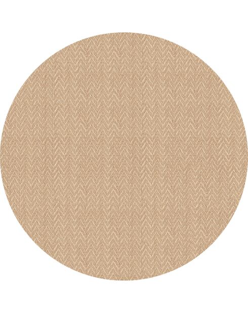 Tapis extérieur/intérieur Christopher beige - D.100 cm