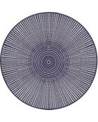 Tapis extérieur/intérieur Hanoi bleu- D.100 cm