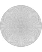 Tapis extérieur/intérieur Hanoi gris- D.100 cm