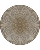Tapis extérieur/intérieur Hanoi marron- D.100 cm
