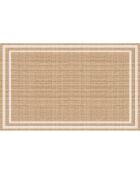 Tapis extérieur/intérieur Agnan beige - 100x160 cm