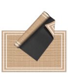 Tapis extérieur/intérieur Agnan beige - 100x160 cm