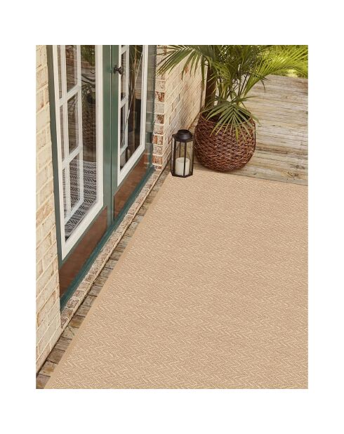 Tappeto per esterni/interni Christopher beige - 100x160 cm