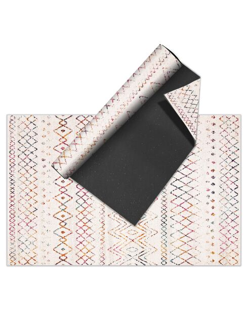 Tapis extérieur/intérieur Zaira multicolore - 100x160 cm