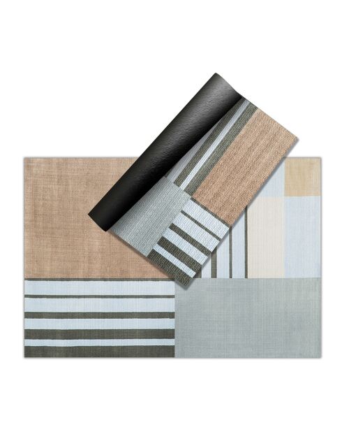 Tapis extérieur/intérieur Pacific multicolore - 100x160 cm