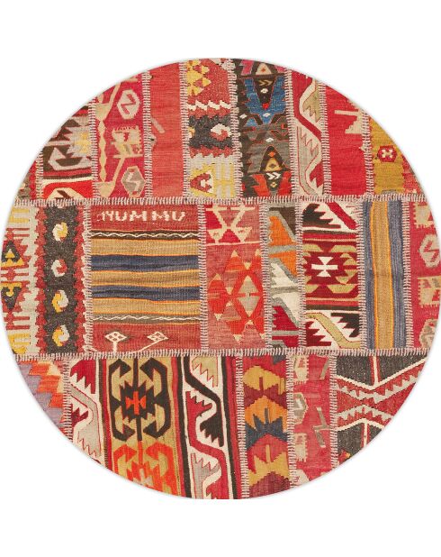 Tapis extérieur/intérieur Timicua multicolore - D.150 cm