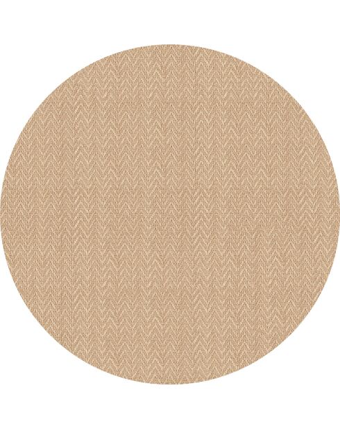 Tapis extérieur/intérieur Christopher beige- D.150 cm