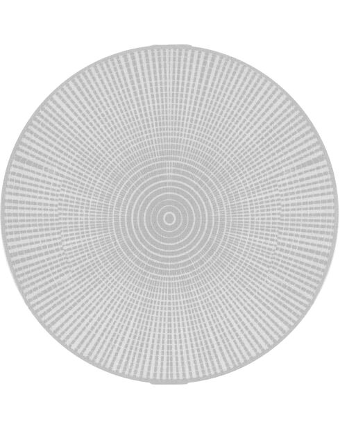 Hanoi grijs vloerkleed voor buiten en binnen - D.150 cm