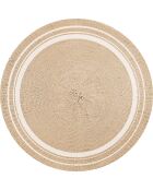 Tapis extérieur/intérieur Bangkok 2 beige - D.150 cm