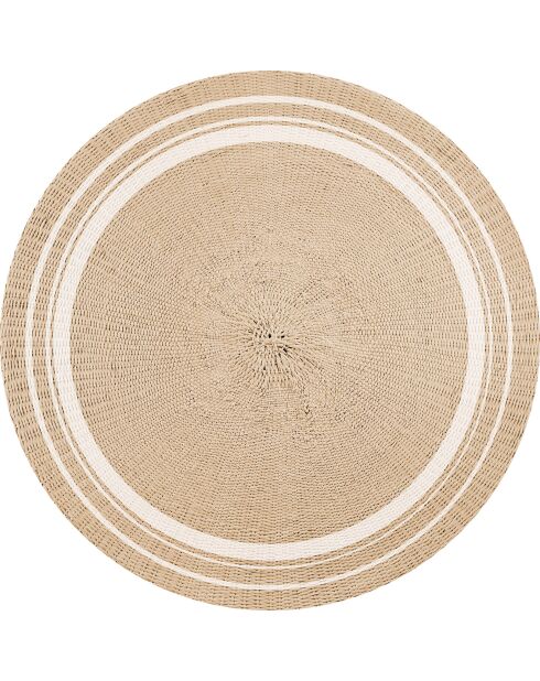 Tapis extérieur/intérieur Bangkok 2 beige - D.150 cm