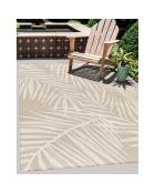 Tapis extérieur/intérieur Feuilles beige  - 140x200 cm