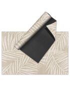 Tapis extérieur/intérieur Feuilles beige  - 140x200 cm