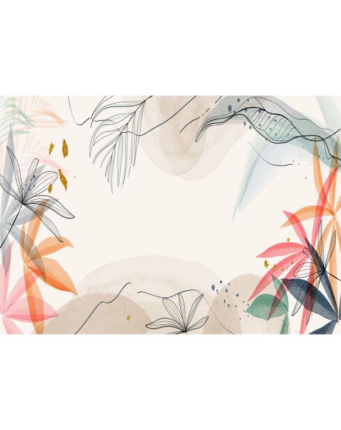 Tapis extérieur/intérieur Jardín Osaka multicolore - 140x200 cm