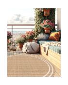 Tapis extérieur/intérieur Agnan beige - D.200 cm