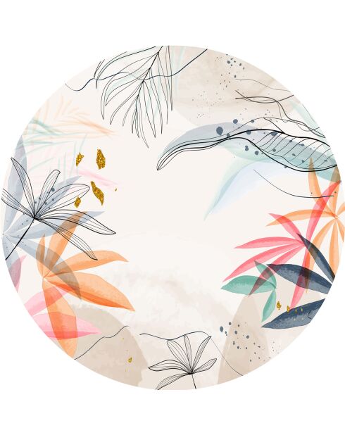 Tapis extérieur/intérieur Jardín Osaka multicolore - D.200 cm