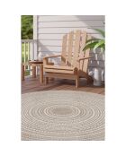 Tapis extérieur/intérieur Kamal beige - D.200 cm